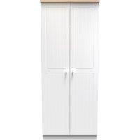 Ready Assembled 2 U Norton 2 Door Wardrobe (Ready Assembled) in White | Size: Large