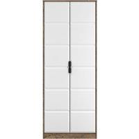 Ready Assembled 2 U Seattle 2 Door Robe (Ready Assembled) in Dark Brown | Size: Large