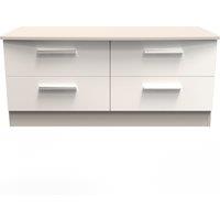 Ready Assembled 2 U Harrow 4 Drawer Bed Box (Ready Assembled) in Taupe | Size: Small