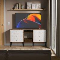 Ready Assembled 2 U Toledo 6 Drawer Sideboard (Ready Assembled) in Dark Brown | Size: Large