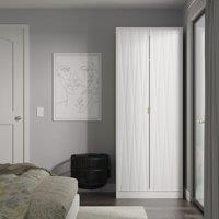Ready Assembled 2 U Washington 2 Door Robe (Ready Assembled) in White | Size: Large