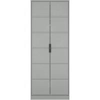Ready Assembled 2 U Seattle 2 Door Robe (Ready Assembled) in Grey | Size: Large