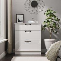 Ready Assembled 2 U Holborn 3 Drawer Deep Chest (Ready Assembled) in White | Size: Medium