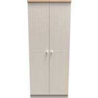 Ready Assembled 2 U Norton 2 Door Wardrobe (Ready Assembled) in Taupe | Size: Large