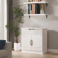 Ready Assembled 2 U Holborn 1 Drawer 2 Door Sideboard (Ready Assembled) in White | Size: Medium