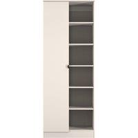Ready Assembled 2 U Norway Tall 2 Door 1 Drawer Robe (Ready Assembled) in Taupe | Size: Large