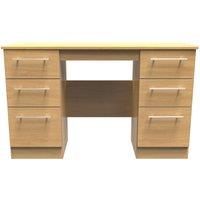 Ready Assembled 2 U Carlton Double Pedestal Desk (Ready Assembled) in Natural | Size: Large