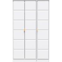 Ready Assembled 2 U Metro 3 Door Wardrobe (Ready Assembled) in White | Size: Large
