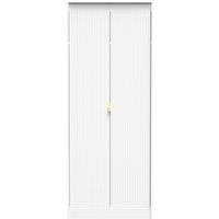 Ready Assembled 2 U Bexley 2 Door Wardrobe (Ready Assembled) in White | Size: Large