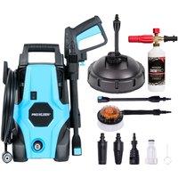 ProKleen Pressure Washer with Rotary Brush, Patio Cleaner & Karcher K Series Snow Foam Lance in Black