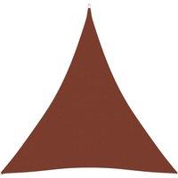 Sunshade Sail Oxford Fabric Triangular 4.5x4.5x4.5 m Terracotta
