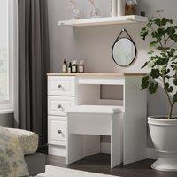 Ready Assembled 2 U Surrey Stool (Ready Assembled) in White