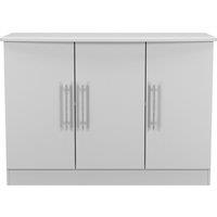 Ready Assembled 2 U Carlton 3 Door Sideboard (Ready Assembled) in Grey | Size: Large