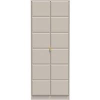 Ready Assembled 2 U Metro 2 Door Wardrobe (Ready Assembled) in Taupe | Size: Large