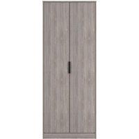 Ready Assembled 2 U Fuji 2 Door Wardrobe (Ready Assembled) in Light Grey | Size: Large