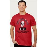 Spider-Man Men's Favourite Wall Crawler Marvel T-Shirt in Red | Size: Small
