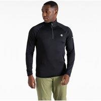 Dare 2b Men's Fuse Up II Lightweight Core Half Zip Stretch Midlayer in Black | Size: 8XL