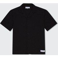 Walker & Hunt Men's Oversized 'Serenity' Shirt in Black | Size: Medium