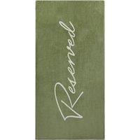 Vinga Lounge Velour Beach Towel in Green