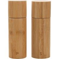 Ukiyo Bamboo Salt & Pepper Mill in Brown