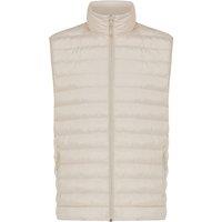 IQONIQ Men's Meru Polyester Body Warmer in Beige | Size: Small