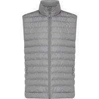 IQONIQ Men's Meru Polyester Body Warmer in Silver | Size: Medium