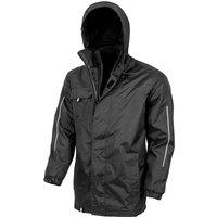 Result Men's Core Printable 3-In-1 Transit Jacket in Black | Size: 2XL