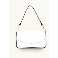 Apatchy London Women's The Munro Leather Shoulder Bag in White