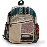 KDMD Women's Small Backpack - Zig Zag Zips Style