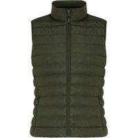 IQONIQ Women's Meru Polyester Body Warmer in Green | Size: Medium