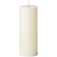 Love Lace Natural Glow 3 x 8 LED Cream Candle in Ivory