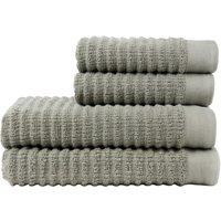 Vinga Landro Towel Set (Pack of 4) in Green