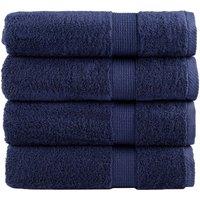 Premium Shower Towels SOLUND 4pcs Navy Blue 70x140cm 600gsm