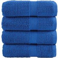 Premium Guest Towels SOLUND 4pcs Blue 30x50cm 600gsm