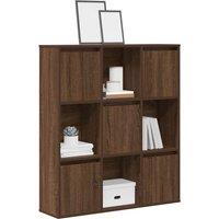 Berkfield Home Bookcase Brown Oak 89x24x101.5 cm Engineered Wood