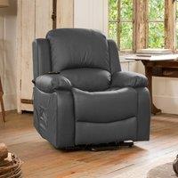 Artemis Home Glendale Electric Riser Recliner with Massage & Heat in Grey