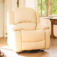 Artemis Home Glendale Manual Recliner Armchair in Cream