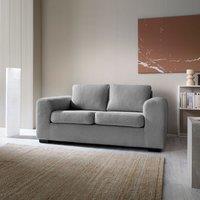 Abakus Direct Boston 2 Seater Sofa Basket Weave in Dark Grey