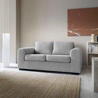 Abakus Direct Boston 3 Seater Sofa Basket Weave in Light Grey