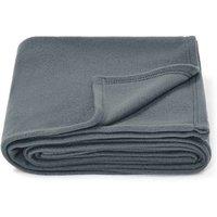 Brand Lab Polar Fleece Blanket in Charcoal