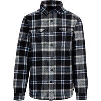 Trespass Men's Checkley Checked Microfleece Shirt in Black | Size: XS