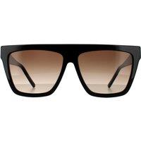 Hugo Boss Women's Square Shiny Black Brown Gradient 90041091