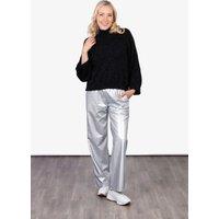 Sarta Women's Riley Cropped Box Jumper - Black