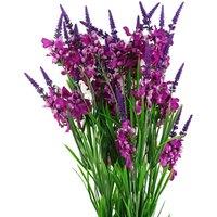 Pegdev Pack of 6 Pink Larkspur Stems 80cm Silk Flowers