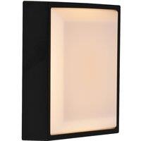 Nordlux Modern Outdoor Wall Light Black Plastic Intergrated LED Ceiling or Wall Mounting - Mains Powered, IP54