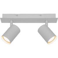 Nordlux Modern Indoor Rail White Metal GU10 Adjustable Head - Mains Powered, IP20