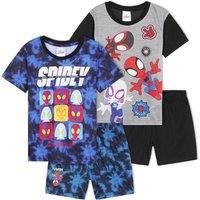 Marvel Boy's Spidey & His Amazing Friends 2 Pack Pyjama Set | Size: 5-6 Years