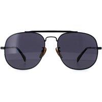 David Beckham Men's Aviator Dark Ruthenium Grey Polarized DB7004/S