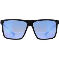 Dragon Men's Rectangle Matte Black Lumalens Blue Ionized Sparrow