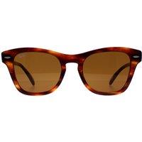 Ray-Ban Men's Rectangle Striped Havana Brown RB0707S